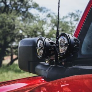 2021 Bronco A-Pillar Light Kit with a set of 360 Spot and a set 360 Drive Lights (46722)