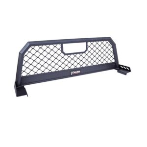 Cab Rack Textured Black Aluminum Mesh Incl. Mounting Brackets (DZ95091TB)