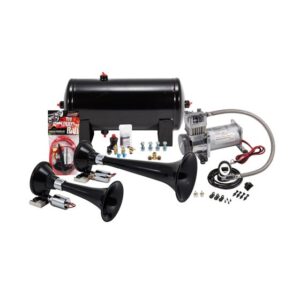 Problaster Complete Abs Dual Train Horn Package With Dual Solenoids And 150 Psi Sealed Air System (HK5)