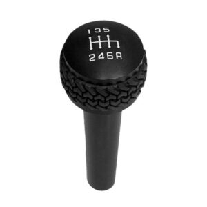 05-06 Jeep TJ/07-10 Jeep JK 6-Speed Shift Knob Black (D-JP-180012-BK)
