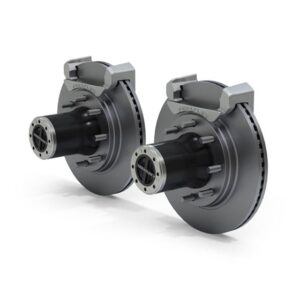JK: Dana 30/44 Front Axle 8-Lug Locking Hub Conversion Kit w/ Vented Big Rotors (3034411)